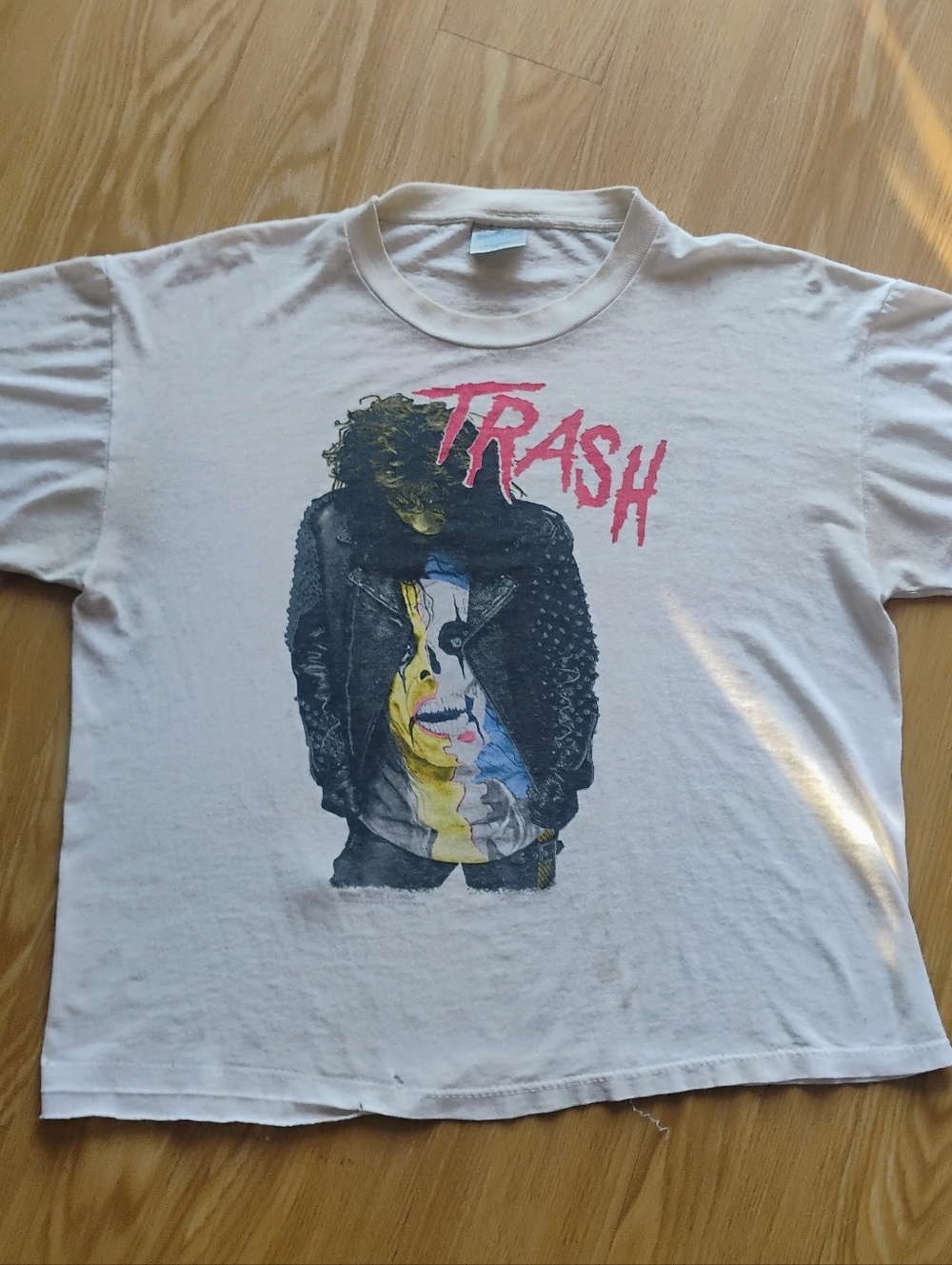 Alice Cooper Trashes America Vintage Tour Shirt, Brockum Tag Size Lg
